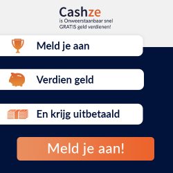 Aanmelden Cashze